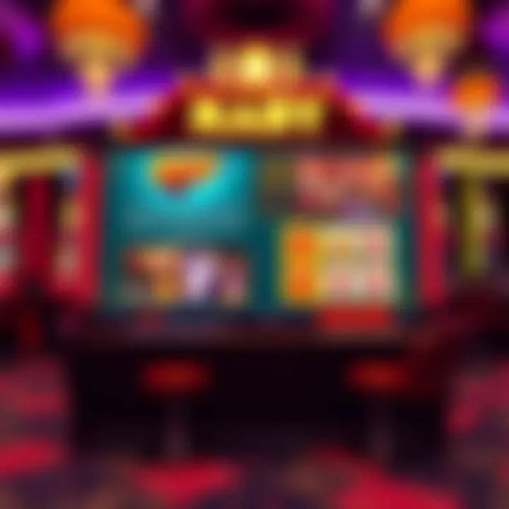 Engaging Interface of Ruby Slots Vibrant ruby slots interface showcasing unique features