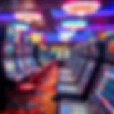 Vibrant selection of slot machines at FireKeepers Casino