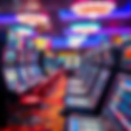 Vibrant selection of slot machines at FireKeepers Casino