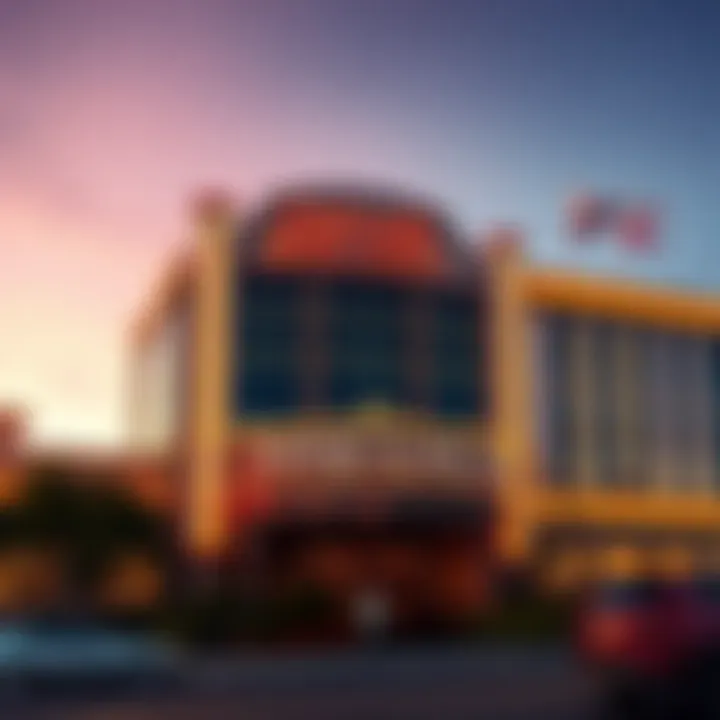 Elegant exterior of Snoqualmie Hotel Casino showcasing its architectural beauty