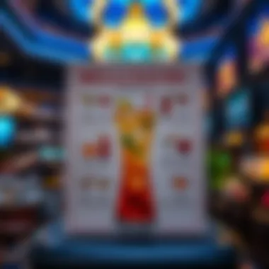 Artistic bar menu showcasing unique drink offerings