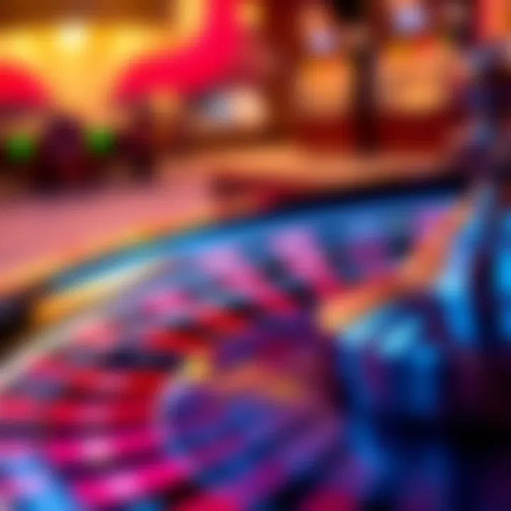 Graph illustrating roulette odds