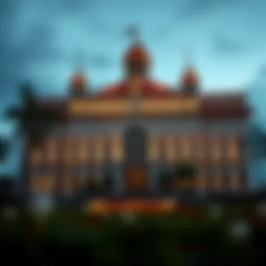 Historic casino building reflecting Dominican architecture