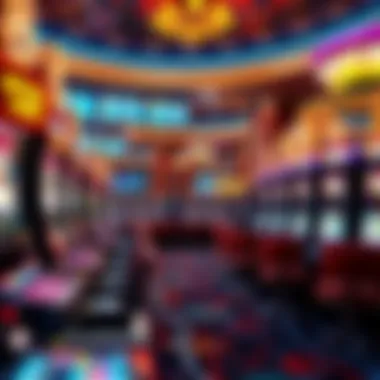 An interior shot highlighting the opulent gaming experience within a luxury casino.