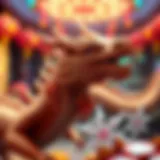 Intricate dragon design symbolizing luck and fortune in gaming