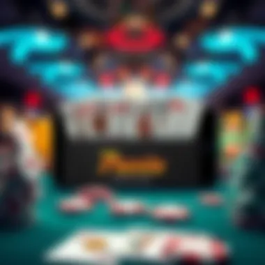 A captivating visual of various card game applications on mobile devices