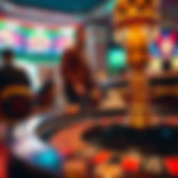 A serene depiction of responsible gaming practices