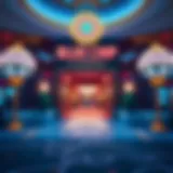 Luxurious Casino Entrance Luxurious casino entrance inviting players