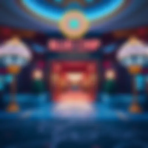 Luxurious Casino Entrance Luxurious casino entrance inviting players