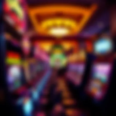 The Allure of Slot Machines An array of slot machines brightly lit in a casino