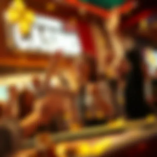 Celebration of a jackpot win at Saracen Casino