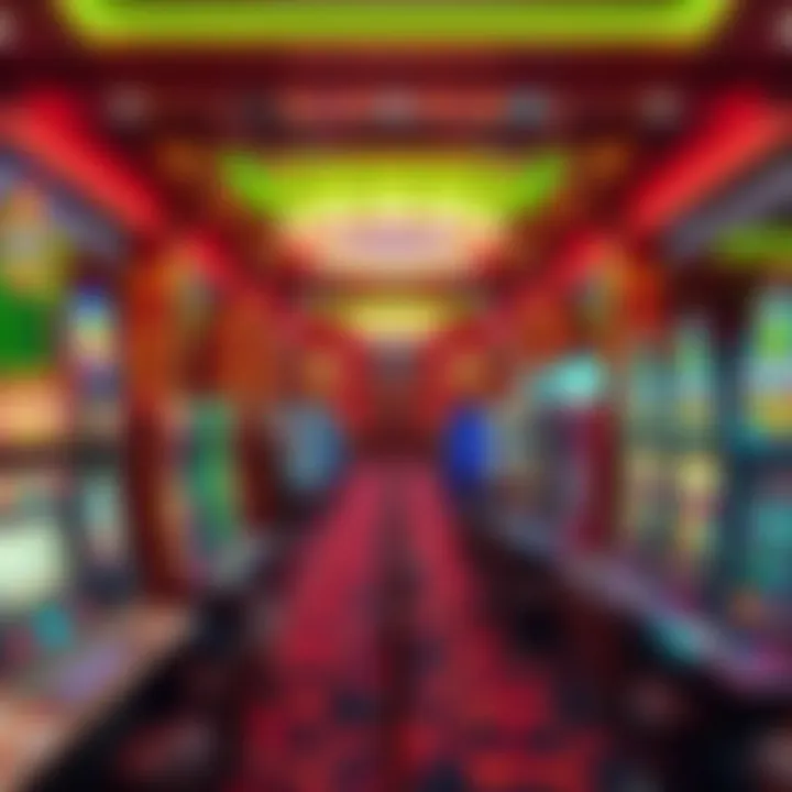 An overview of Saracen Casino's gaming area