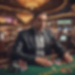 A secure online gaming environment showcasing advanced encryption technologies