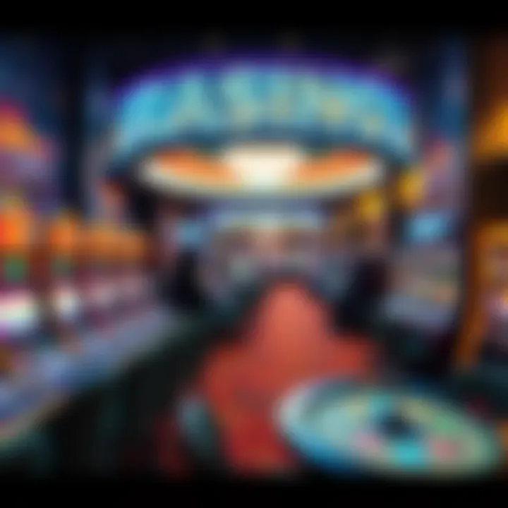 Modern gaming floor showcasing various slot machines and tables