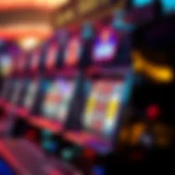 Classic slot machine with vibrant reels