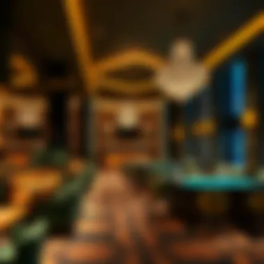 A detailed view of the lounge's unique interior design