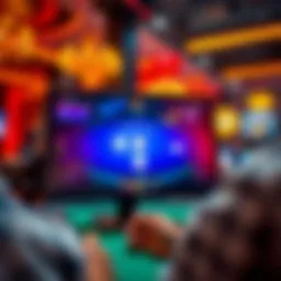 Virtual poker gameplay on a computer screen