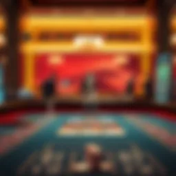 A captivating online baccarat table interface.