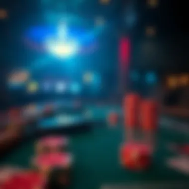 A serene setting for responsible gambling reflection