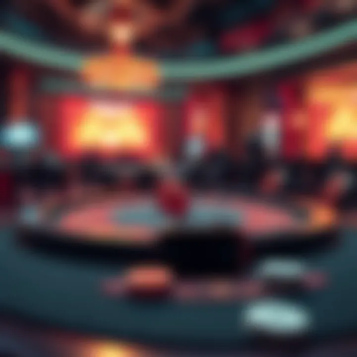 A virtual reality poker table with immersive graphics