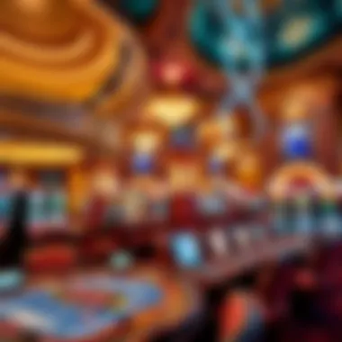 Luxurious gaming environment at Venetian resort