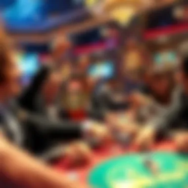 A celebratory scene of players winning WSOP online bracelets