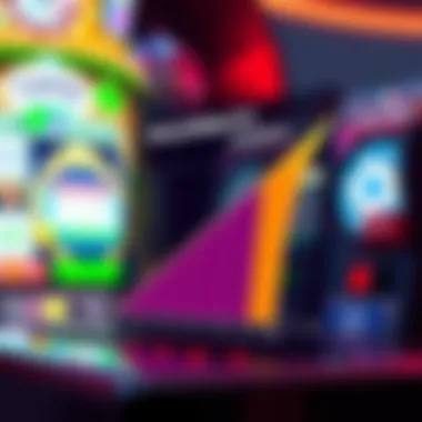 A graphical representation of volatility levels in slot games