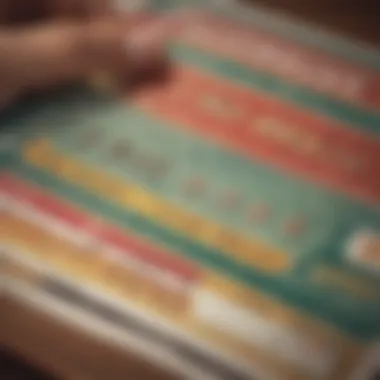 Close-up view of a Florida Lottery scratch-off ticket being scanned