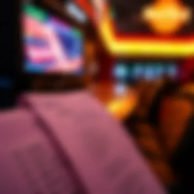 A close-up of a betting slip at the Hard Rock Sioux City sportsbook