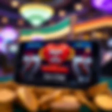 Installation interface of Heart of Vegas app on a smartphone