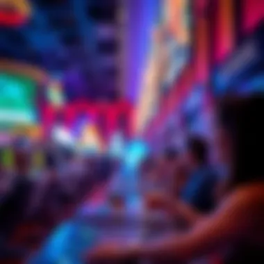 Casino patrons enjoying entertainment and nightlife within the venue