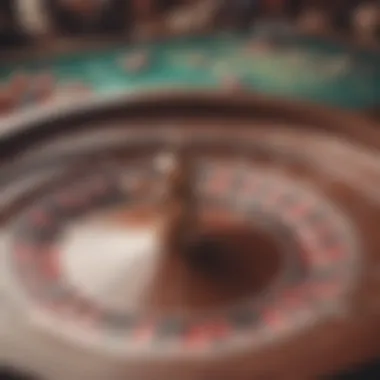 The Allure of the Roulette Table A sophisticated roulette table with vibrant colors and a wheel