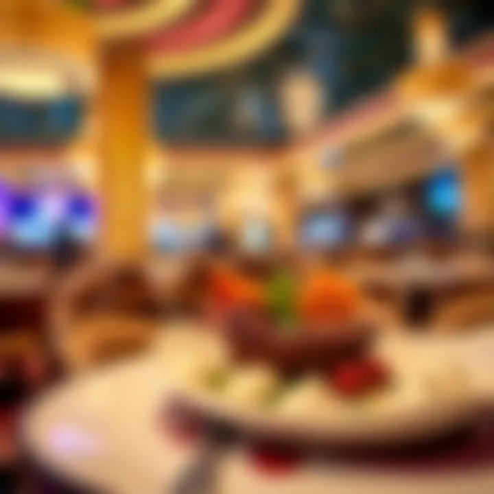 Diverse dining options with exquisite presentations