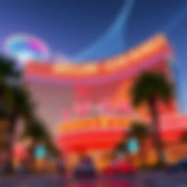 Vibrant exterior view of MGM Grand Las Vegas