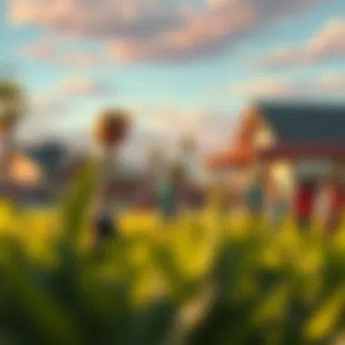 Community gathering in a Las Vegas neighborhood