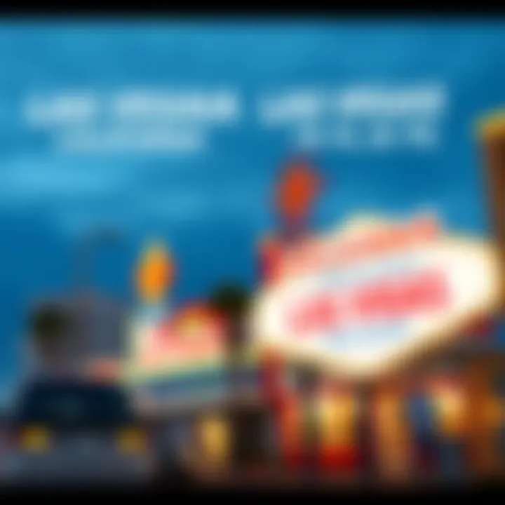 Comparative graph of housing prices between California and Las Vegas