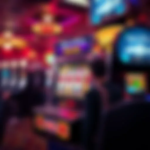 Monty Python slot machine in a casino setting