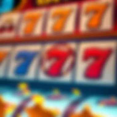 Close-up of game symbols inspired by Monty Python