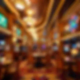 Luxurious interior of Nassau Casino Hotel