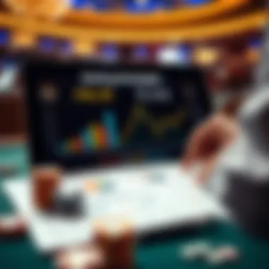 Strategic betting analysis with charts and statistics