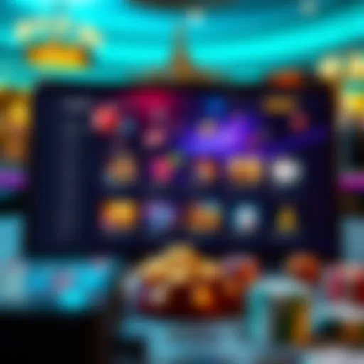 Visual representation of a well-structured casino website