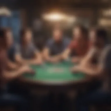 Friends Bonding Over Poker Group of friends enjoying an online poker tournament.