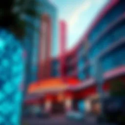 Modern Arizona casino exterior showcasing architectural design