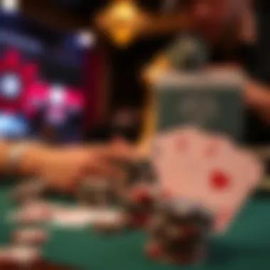 Infographic on psychological factors in blackjack play.