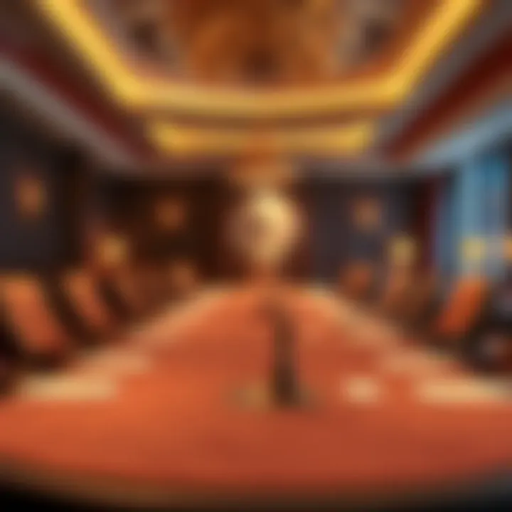 Boardroom setting representing governance in the gambling industry