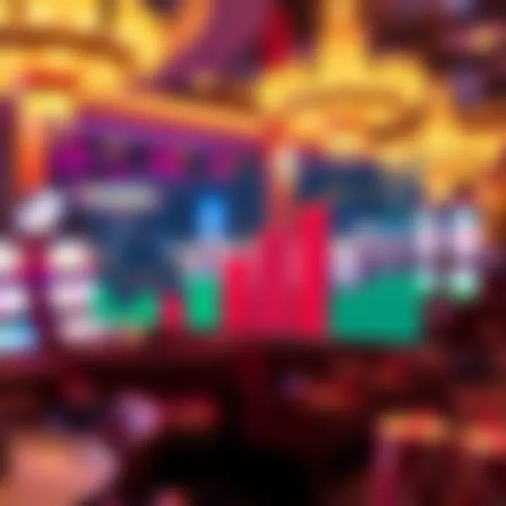 Financial graphs and charts symbolizing casino ownership and investment