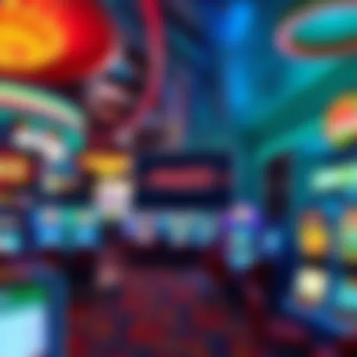 Interior view of Parx Casino showcasing its vibrant atmosphere