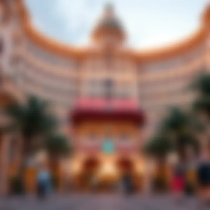 Exterior view of the Venetian Las Vegas showcasing its unique architecture