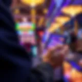 User navigating a Pennsylvania lottery app on a smartphone