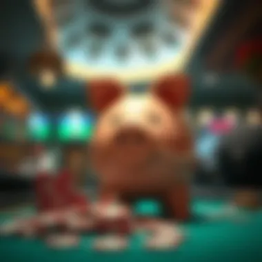 A graphic depicting responsible gambling practices